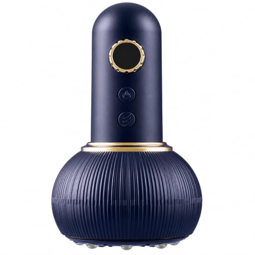 Vistas Markets Massage Tool for Body & Face, Electric Massager with Adjustable Heat, Ergonomic Body Sculpting Brush, Portable Cordless Self-Care Device for Relaxation and Skin Care
