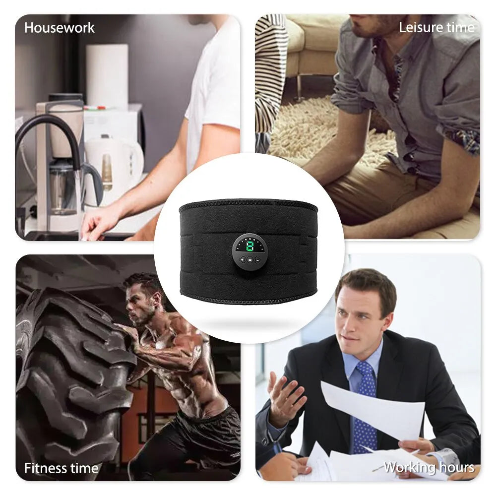 Muscle Massager EMS Abdominal Belt Electric Muscle Stimulation