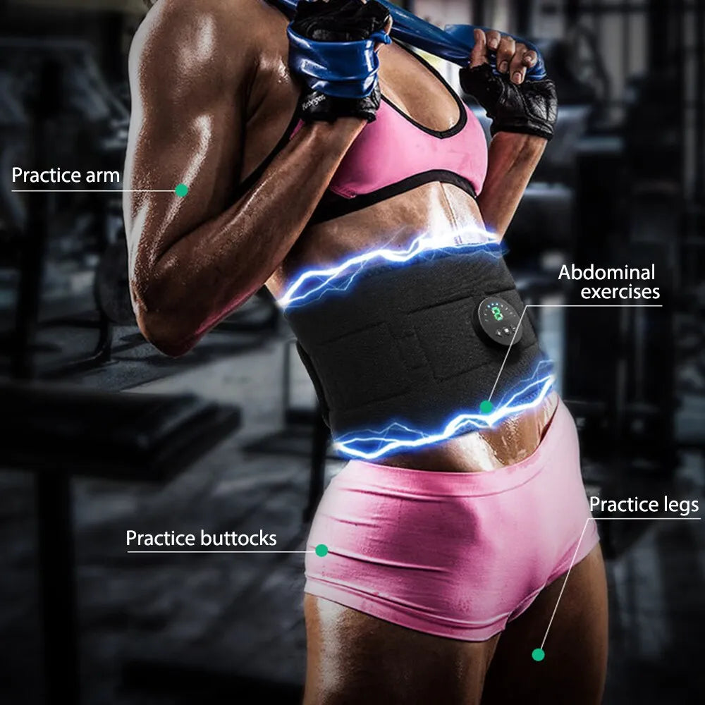 Muscle Massager EMS Abdominal Belt Electric Muscle Stimulation