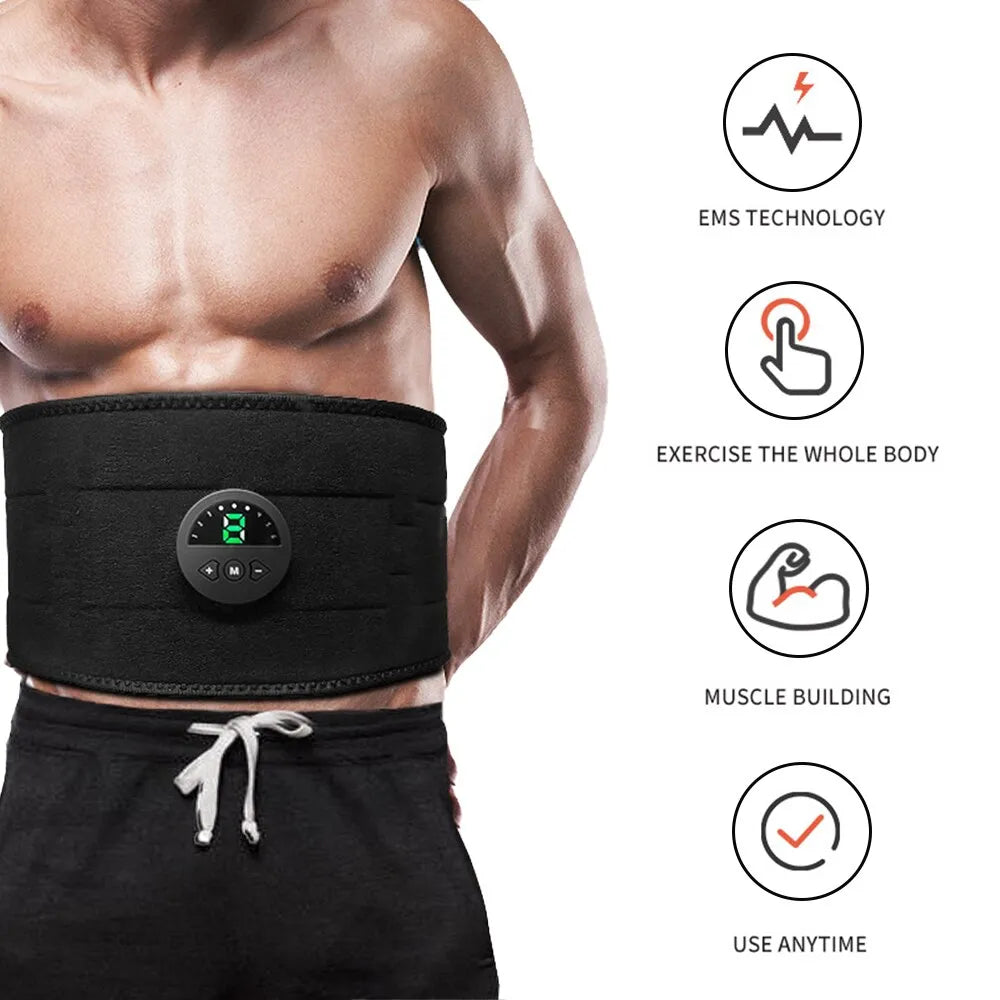 Muscle Massager EMS Abdominal Belt Electric Muscle Stimulation