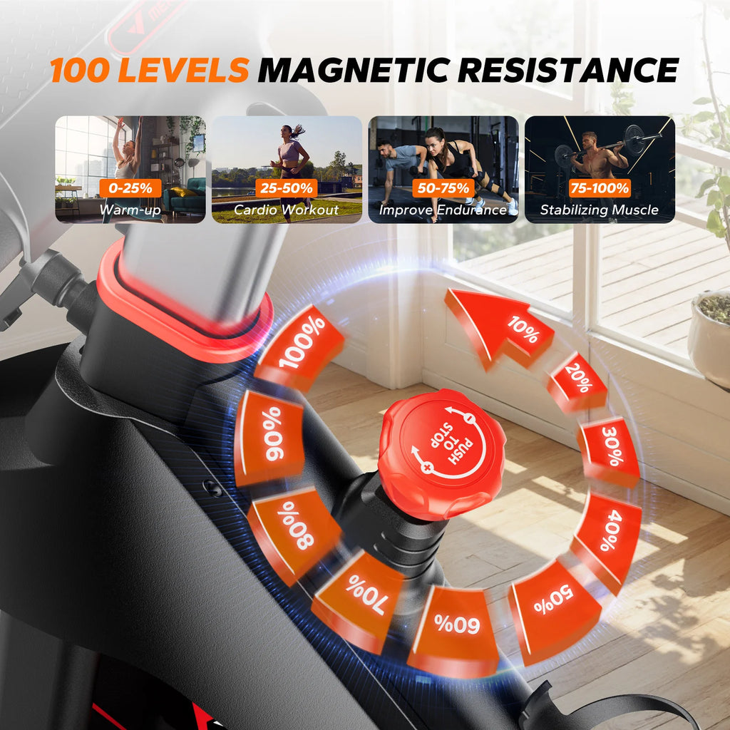 Exercise Bike Indoor Cycling Magnetic Resistance