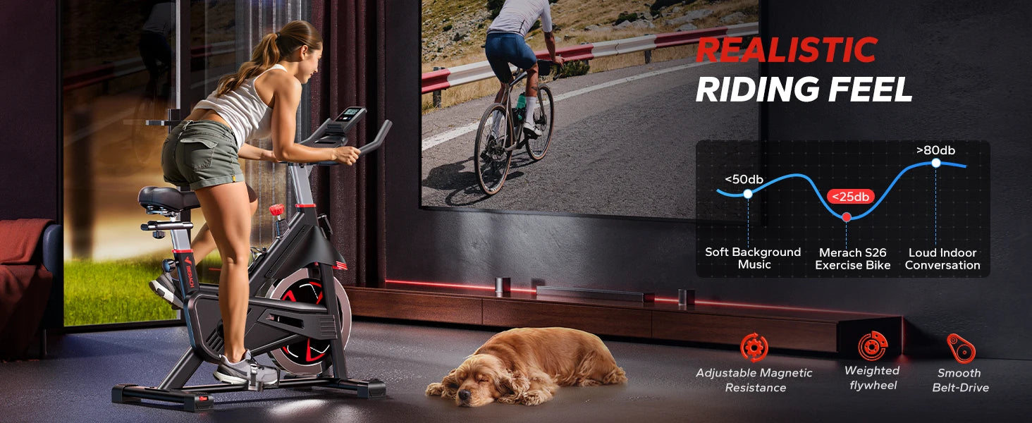 Exercise Bike Indoor Cycling Magnetic Resistance