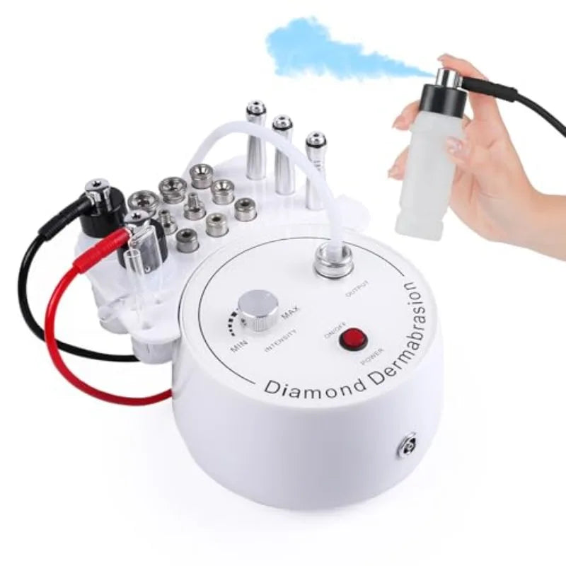3-in-1 Diamond Microdermabrasion Machine – Facial Exfoliation