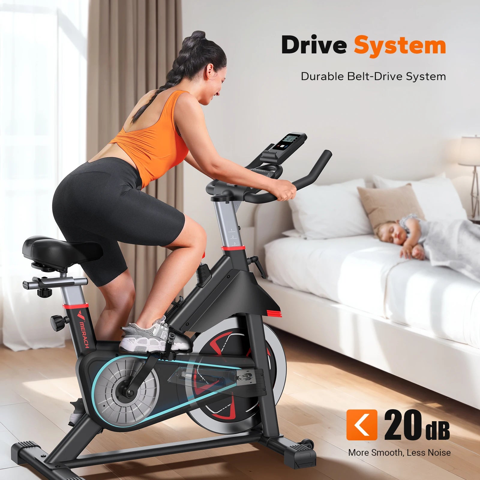 Exercise Bike Indoor Cycling Magnetic Resistance