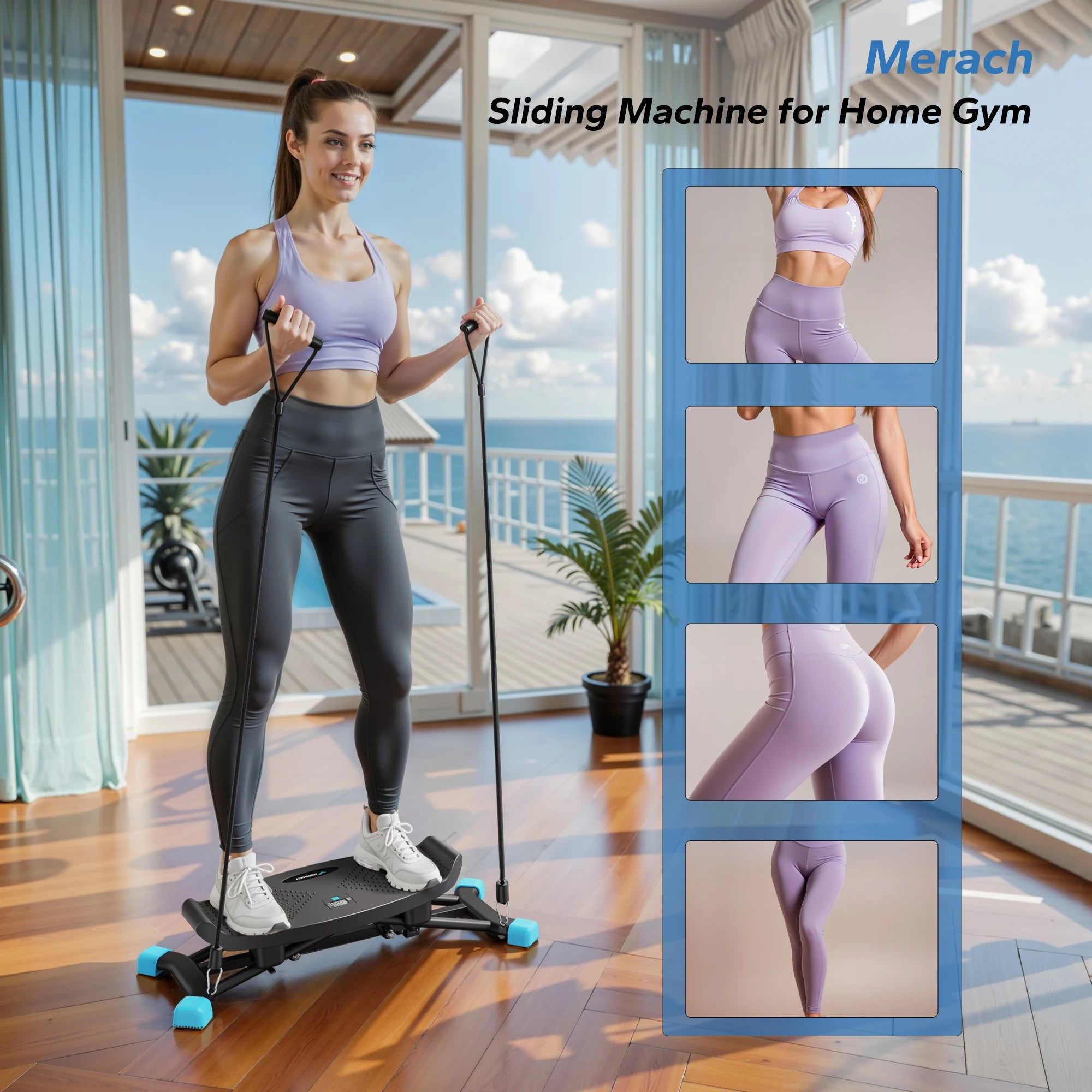 Ski Training Machine Leg Simulated Exercise