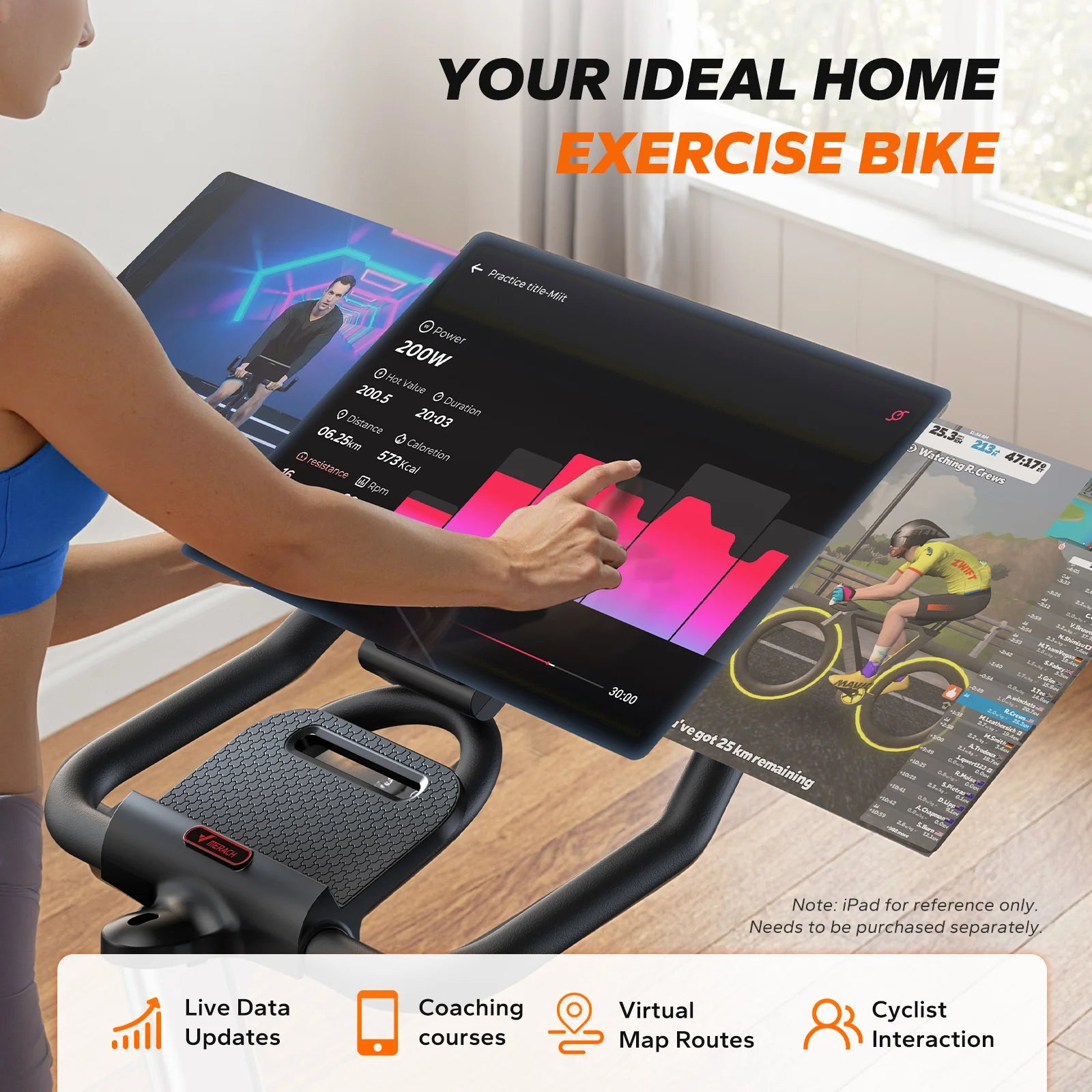 Exercise Bike Indoor Cycling Magnetic Resistance