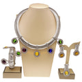 Jewelry Set 24k Necklace Earring Bracelet