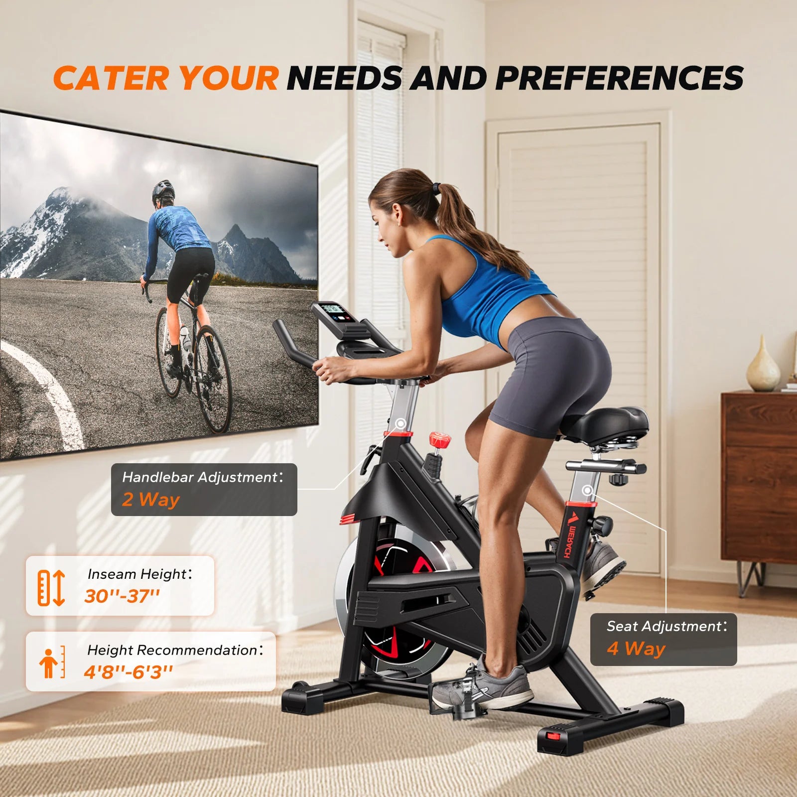 Exercise Bike Indoor Cycling Magnetic Resistance