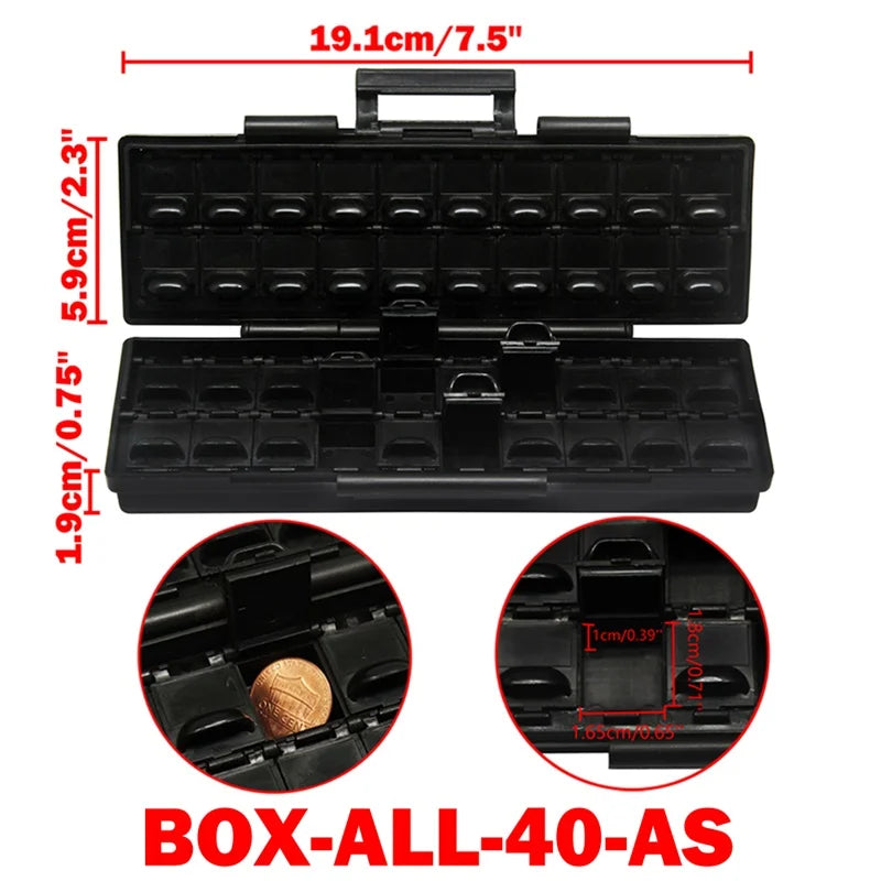 ESD Safe SMD Storage IC Box Bins Anti-statics SMT Organizer Transistor