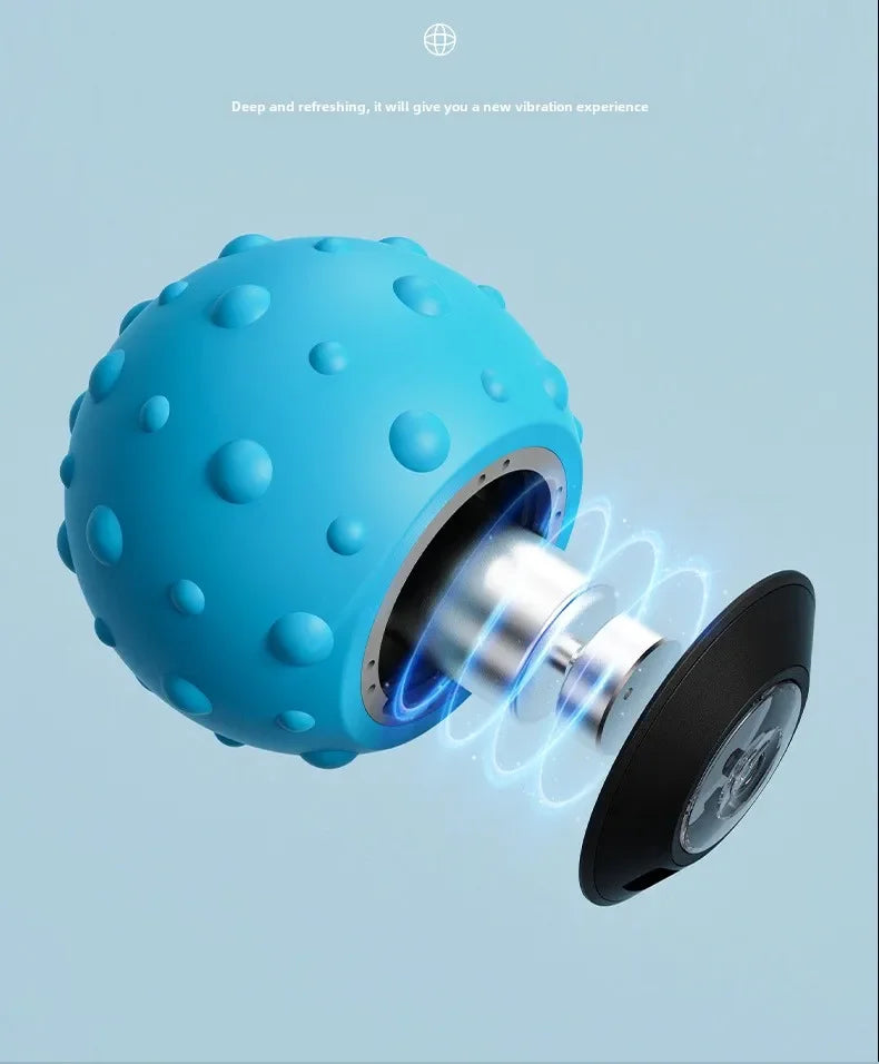 Vibrating Massage Ball Electric Fascia Ball for Foot and Back Muscle