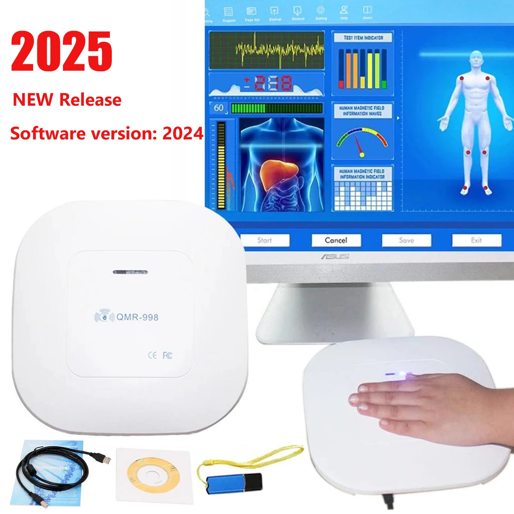 Body Analyzer Massager with 54 Reports – Portable Health Assessment Device