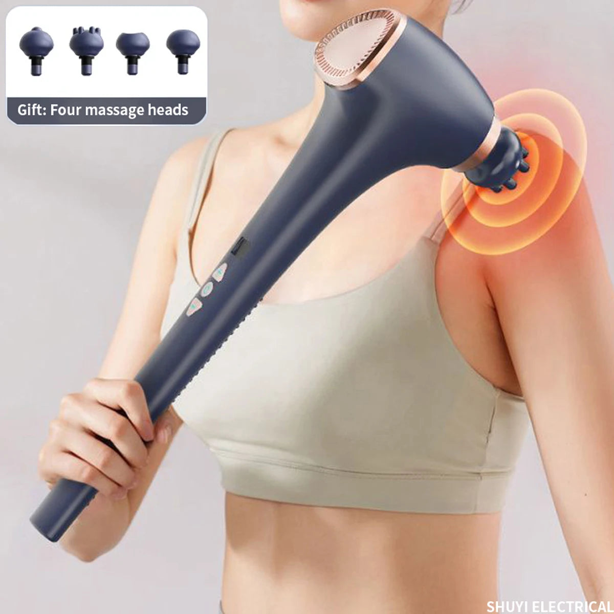 Handheld Back Massager body massagers, rechargeable