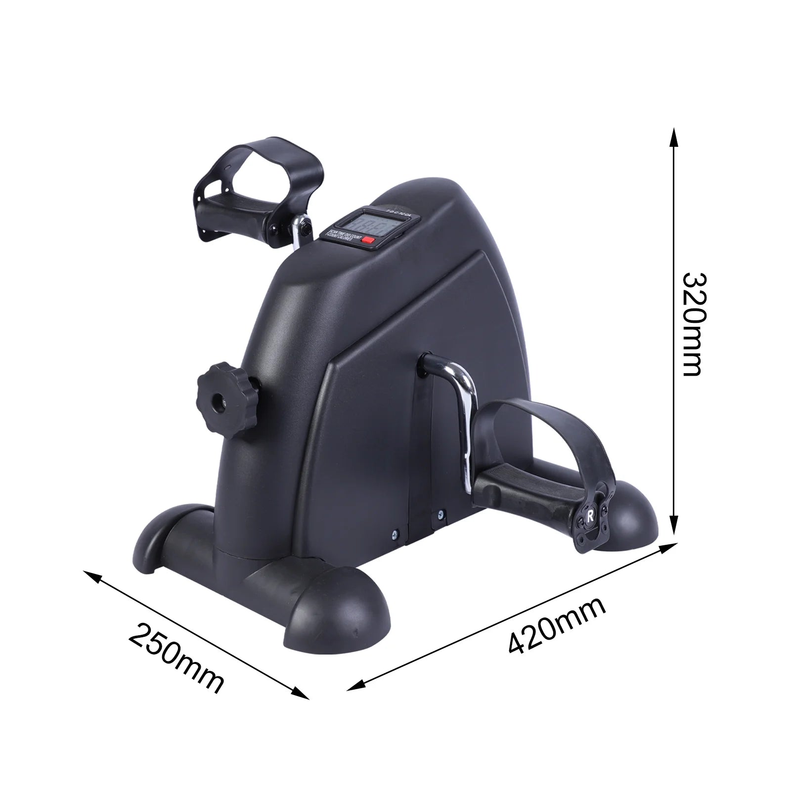 Stepper Exercise Bike LCD Screen Portable Multi-Function