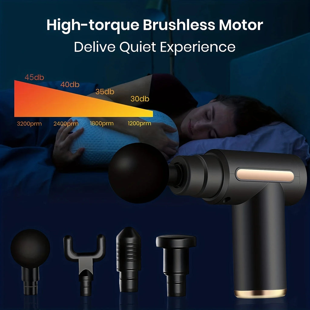 30 Speed Deep Tissue Massage Gun – Percussion Muscle Massager for Full Body