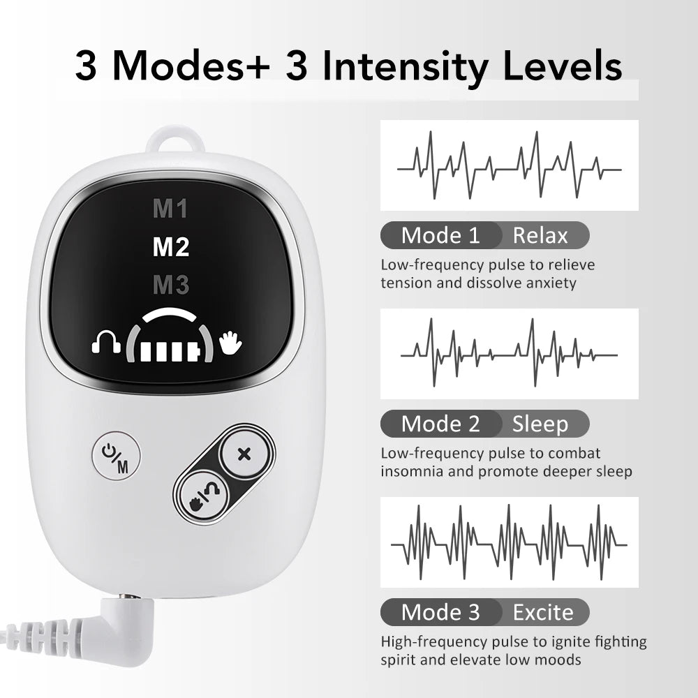 Sleep Aid Device Palm Pulse Massager for Stress Anxiety