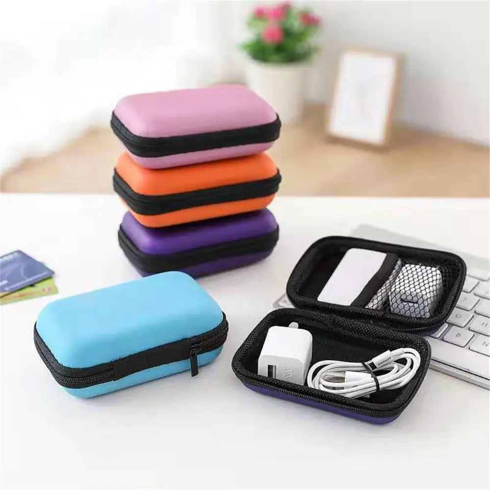 Travel Storage Bag Charging Case For Earphone