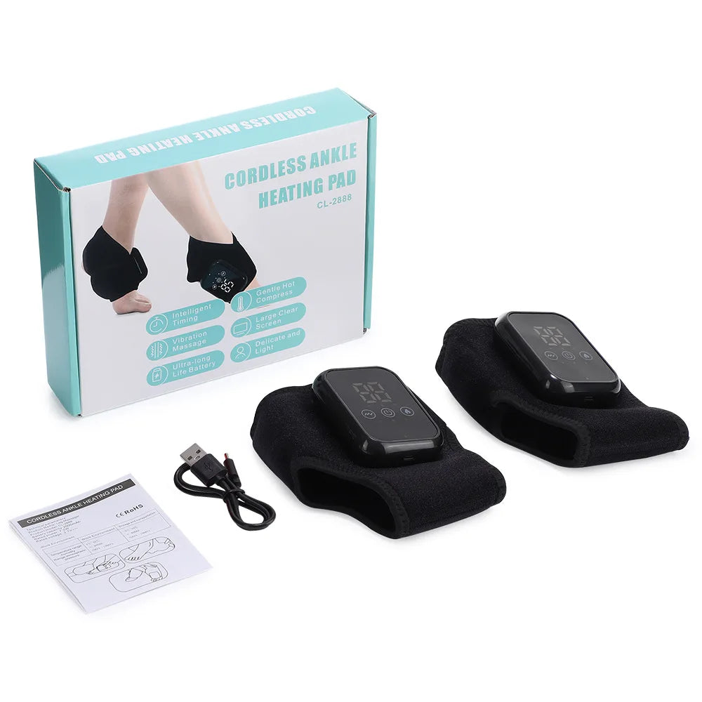 Smart Heated Ankle & Foot Massager with Temperature Control