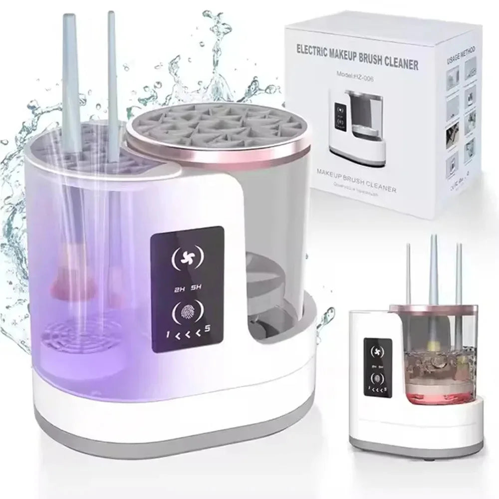 Electric Makeup Brush Cleaning Machine Beauty Tool Accessories USB Charging Makeup Brush Cleaning And Dryer Ladies' Holiday Gift
