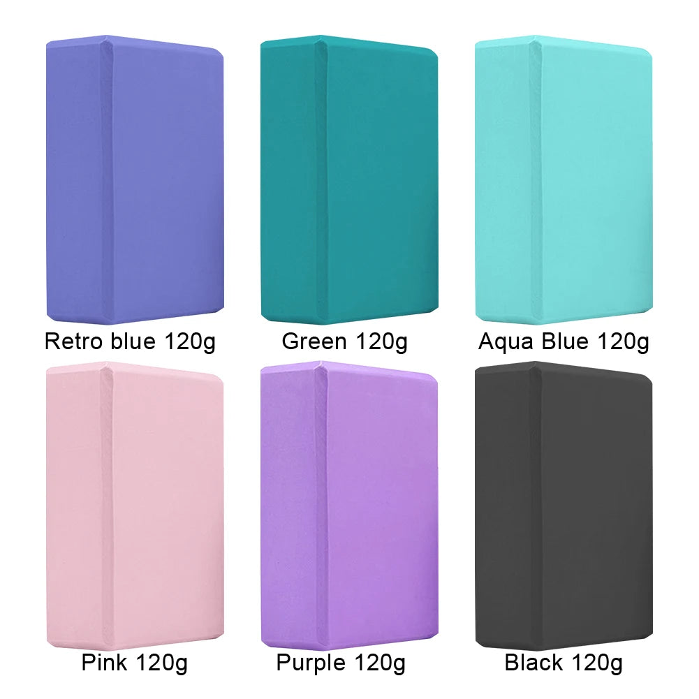 Yoga Building Blocks Cubes Pilates Bricks Reinforcement Sports