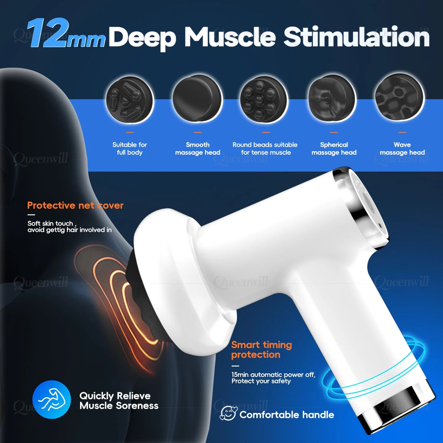 Vibration massage Protable body shaping Deep Muscle Relaxation Fitness