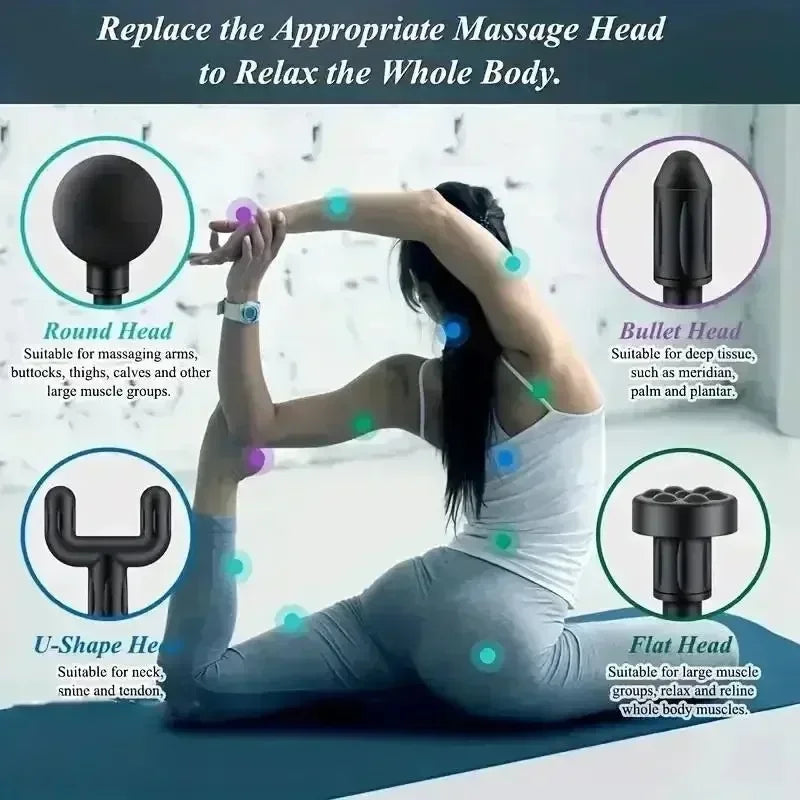 Mini Massage Gun Fascia Machine Muscle USB