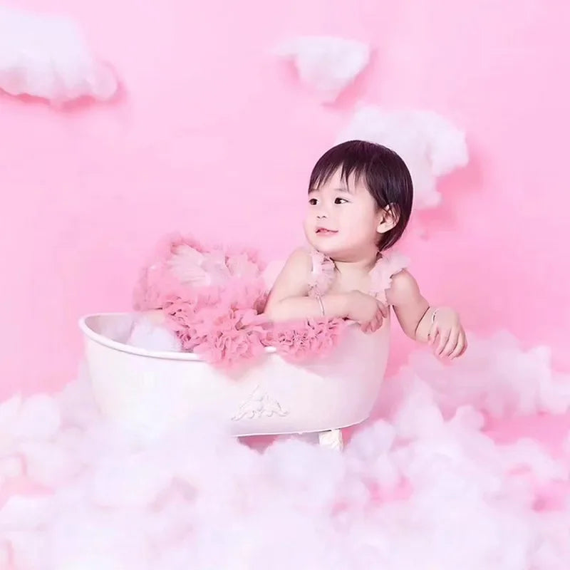 Photography Props Newborn  Baby Photo Props Wrought Iron Bathtub