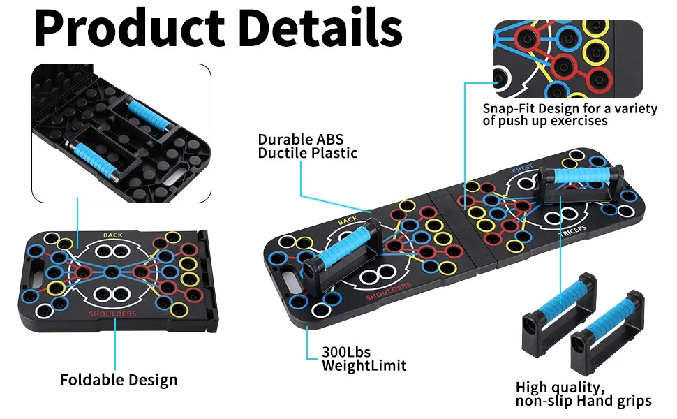 Push Up Exercise Chest Support Board, Multifunctional