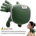 Finger Neck & Shoulder Massager with Heat Kneading for Relaxation