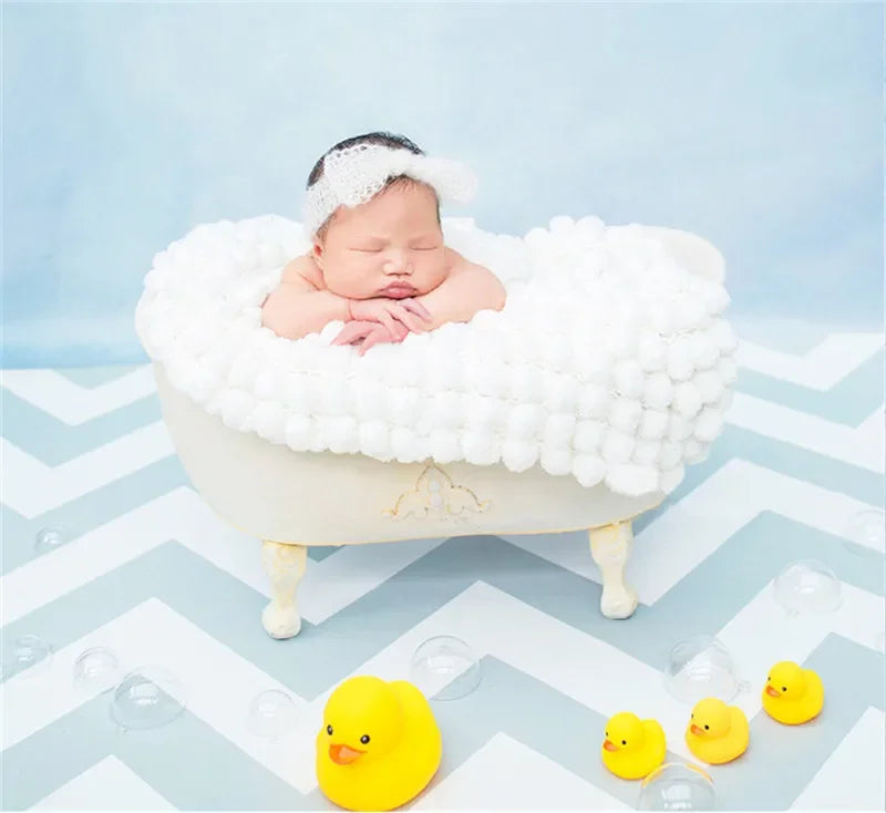 Photography Props Newborn  Baby Photo Props Wrought Iron Bathtub