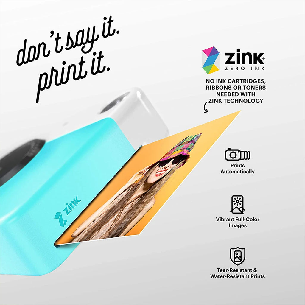 KODAK Printomatic Brand New Digital Instant Printing Camera ZINK Inkless Printing Color Photo Paper Printing Flash+40 Films Set