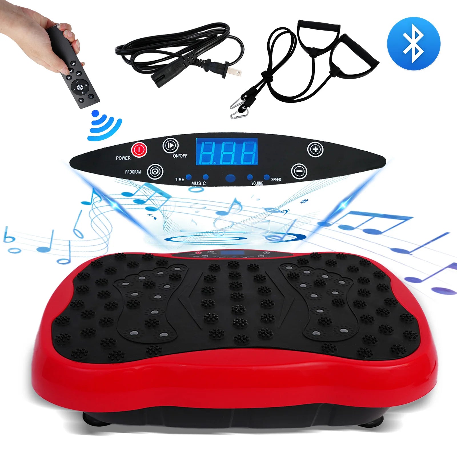 Full-Body Vibration Plate Exercise Machine Equipment Workout 330lbs