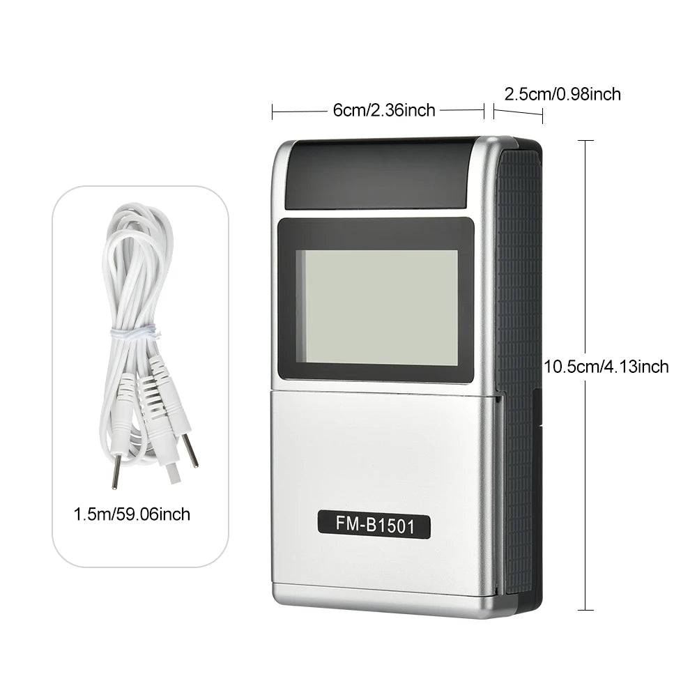 15 Mode EMS & TENS Muscle Stimulator – Electric Pulse Massager for Full Body Pain Relief, Physiotherapy Device with Adjustable Intensity for Back, Neck, Shoulder & Muscle Recovery