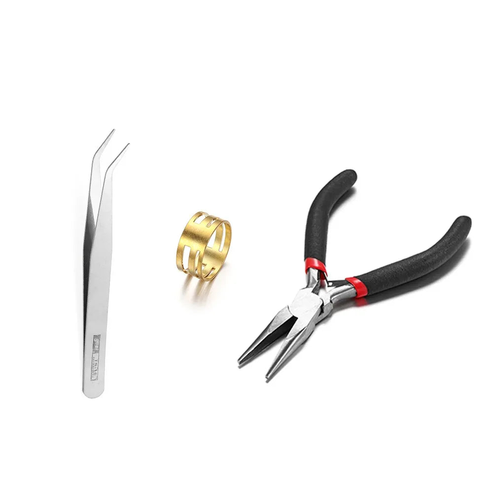 210–400PCS Jewelry Findings Starter Kit – Lobster Clasps, Jump Rings, Crimp Ends & Beads Set