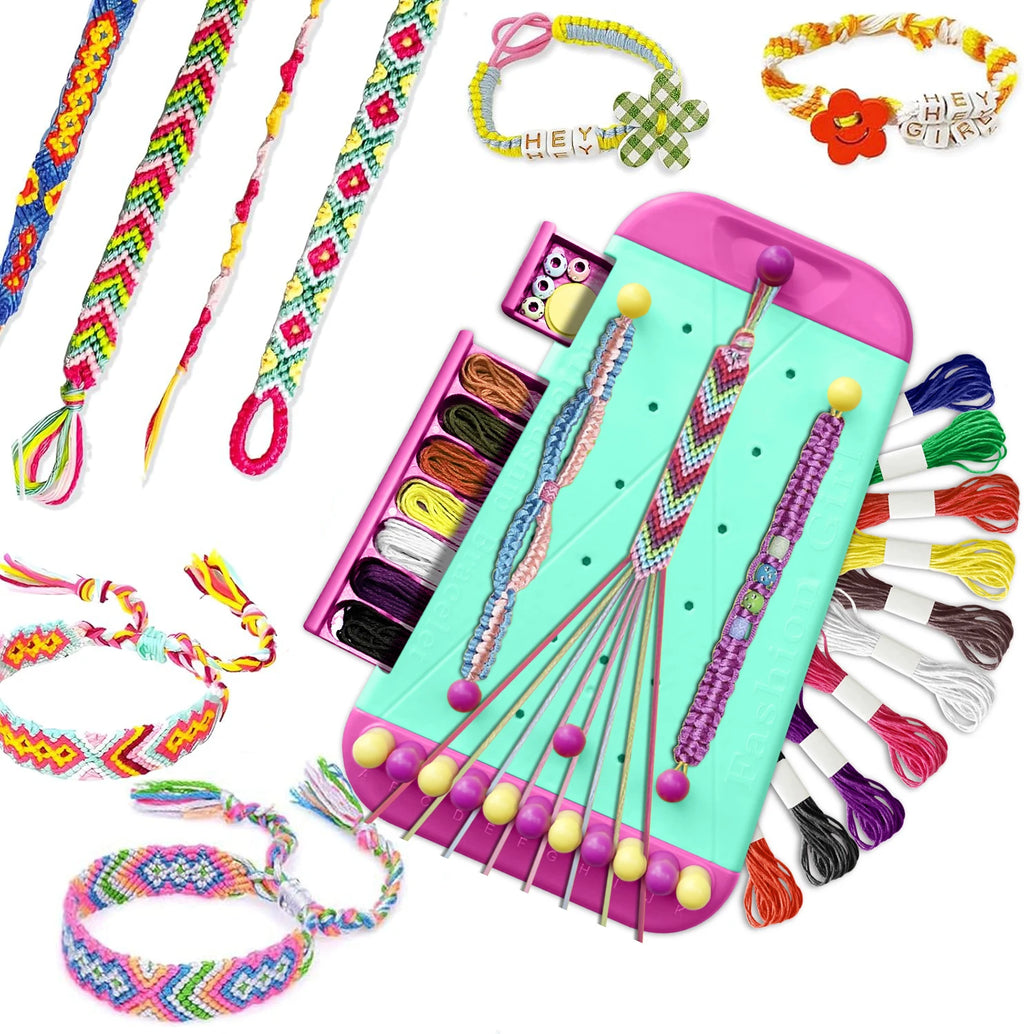 DIY Friendship Bracelet Making Kit for Kids, Creative Jewelry Craft Set