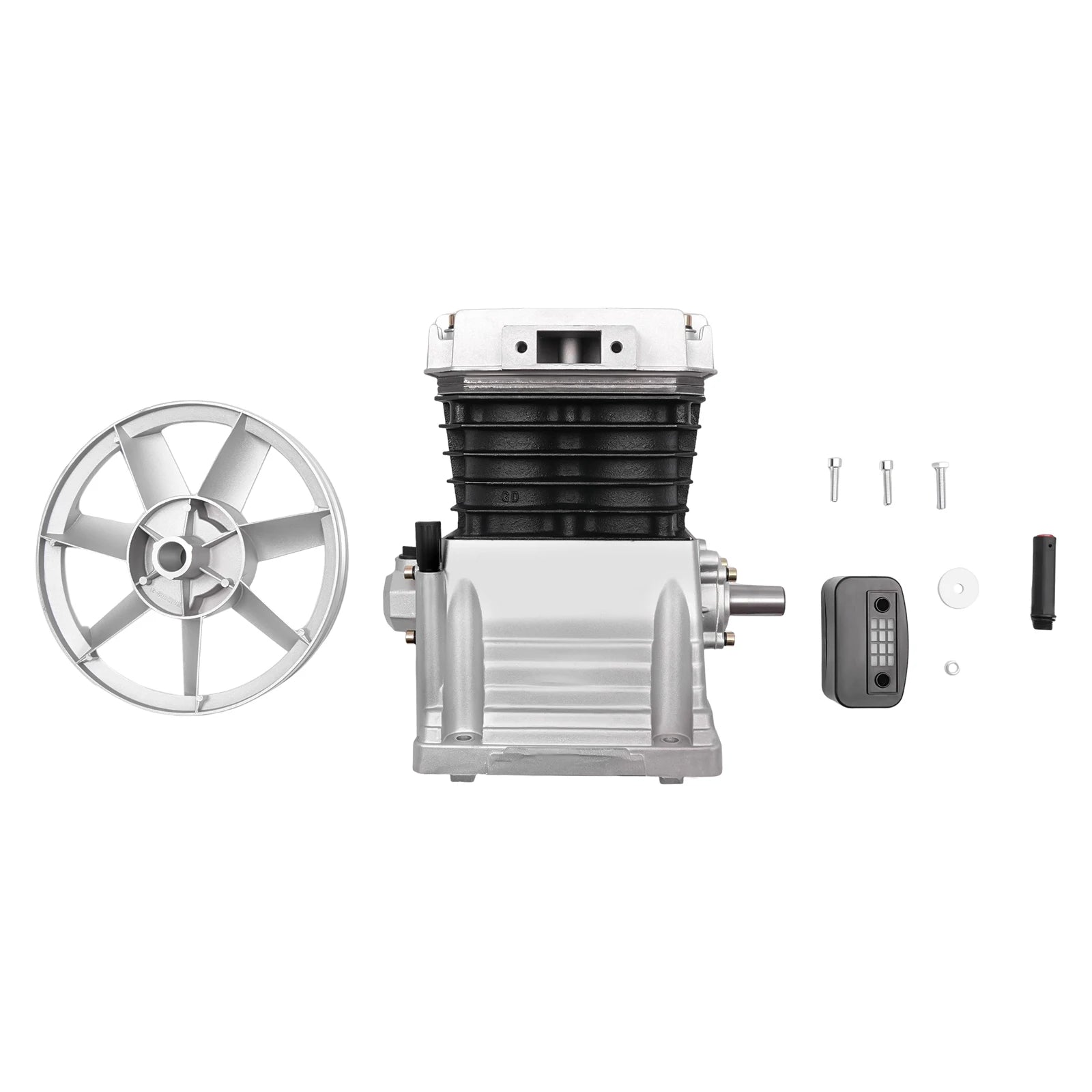 Air Compressor Pump Head Air Compressor Head with 2 Cylinders 960RPM 3HP