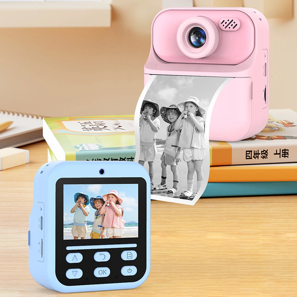 Kids Camera Instant 1080P HD Selfie Digital Camera