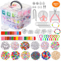 Jewelry Making Kit – Beads, Charms & Tools for Necklaces, Bracelets, Keychains,