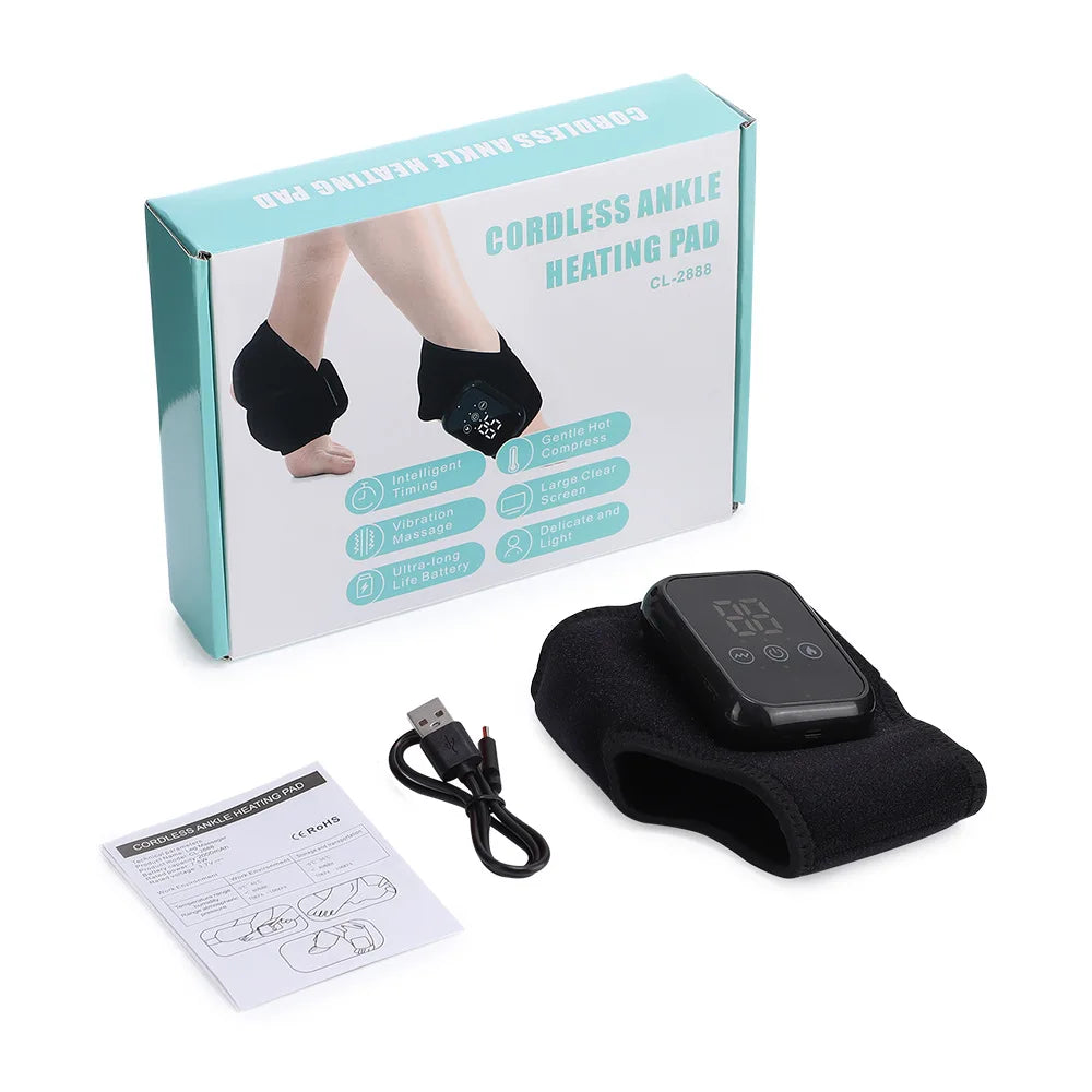 Smart Heated Ankle & Foot Massager with Temperature Control