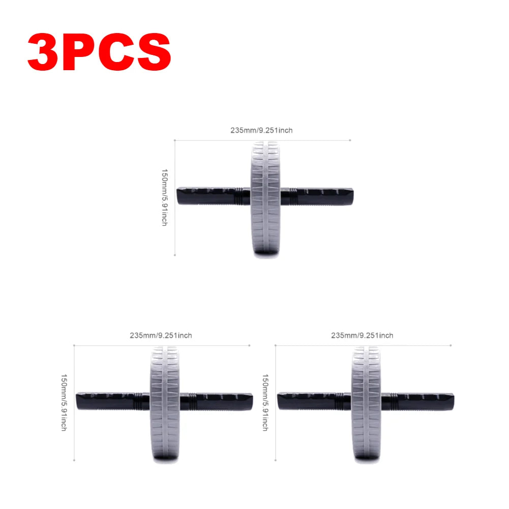Workout AB Roller 1-5PCS  No Noise Abdominal Trainer Non-slip