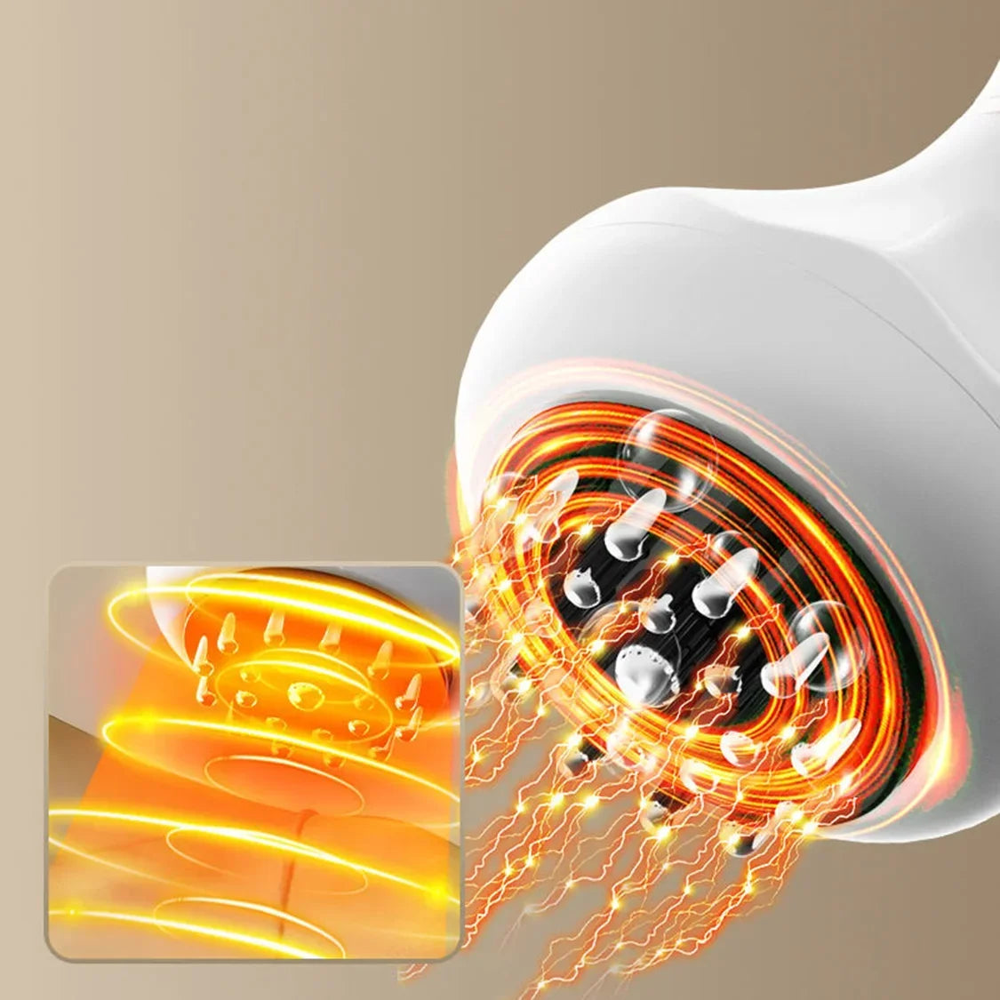 Shaping Massage Brush With Infrared Heating