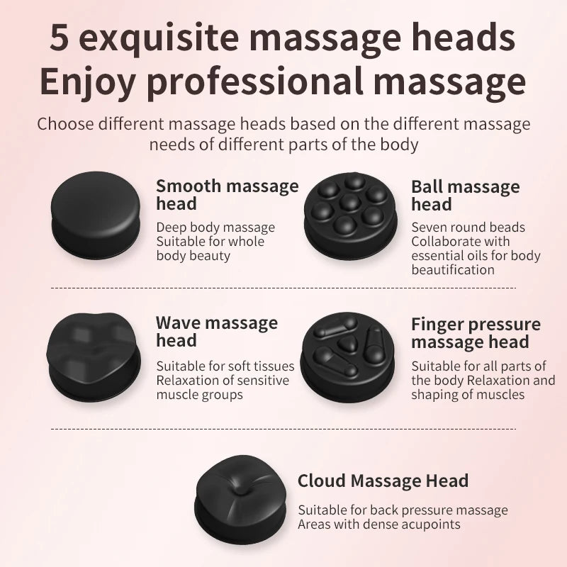 Cordless Electric Body Sculpting Massager – Handheld Cellulite & Muscle Relief Device