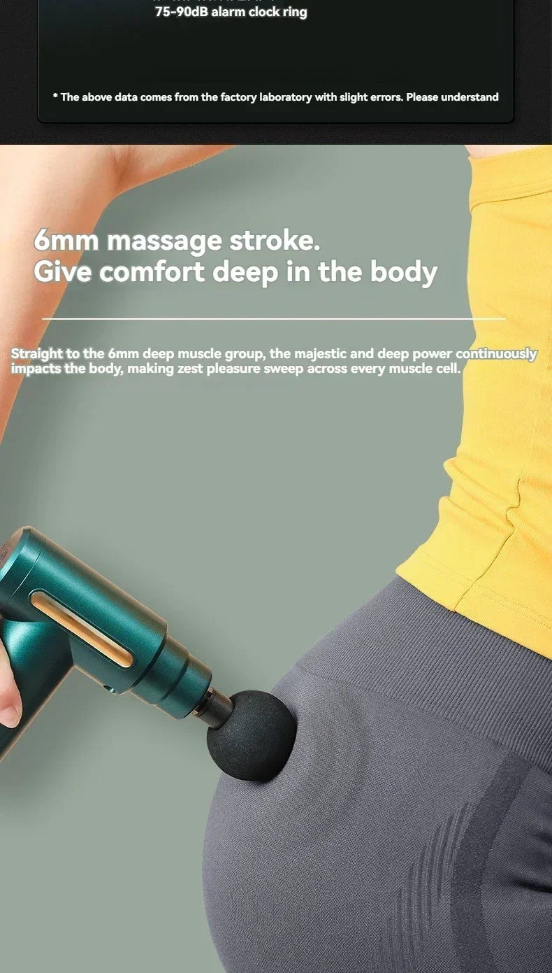 Mini Massage Gun Fascia Machine Muscle USB