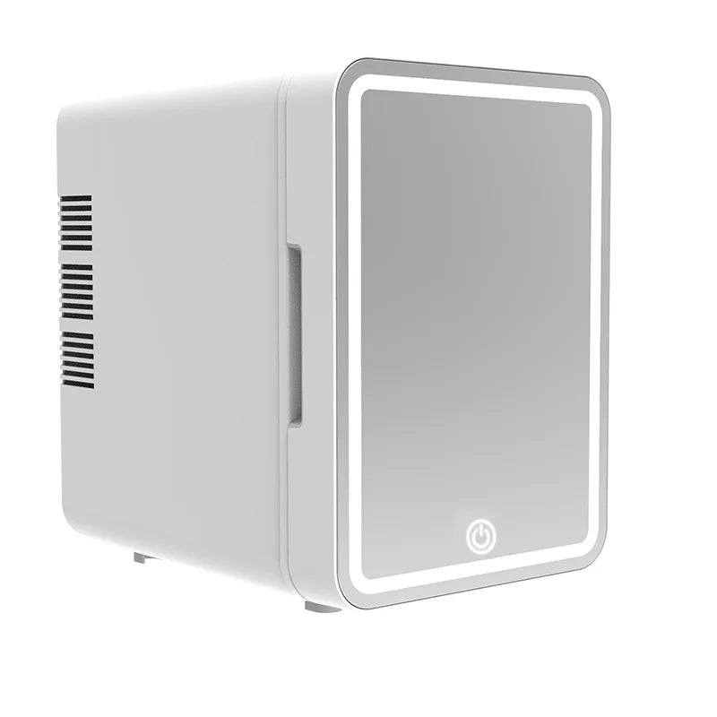 4L Portable Skincare Fridge with LED Light, Compact Mini Beauty Cooler