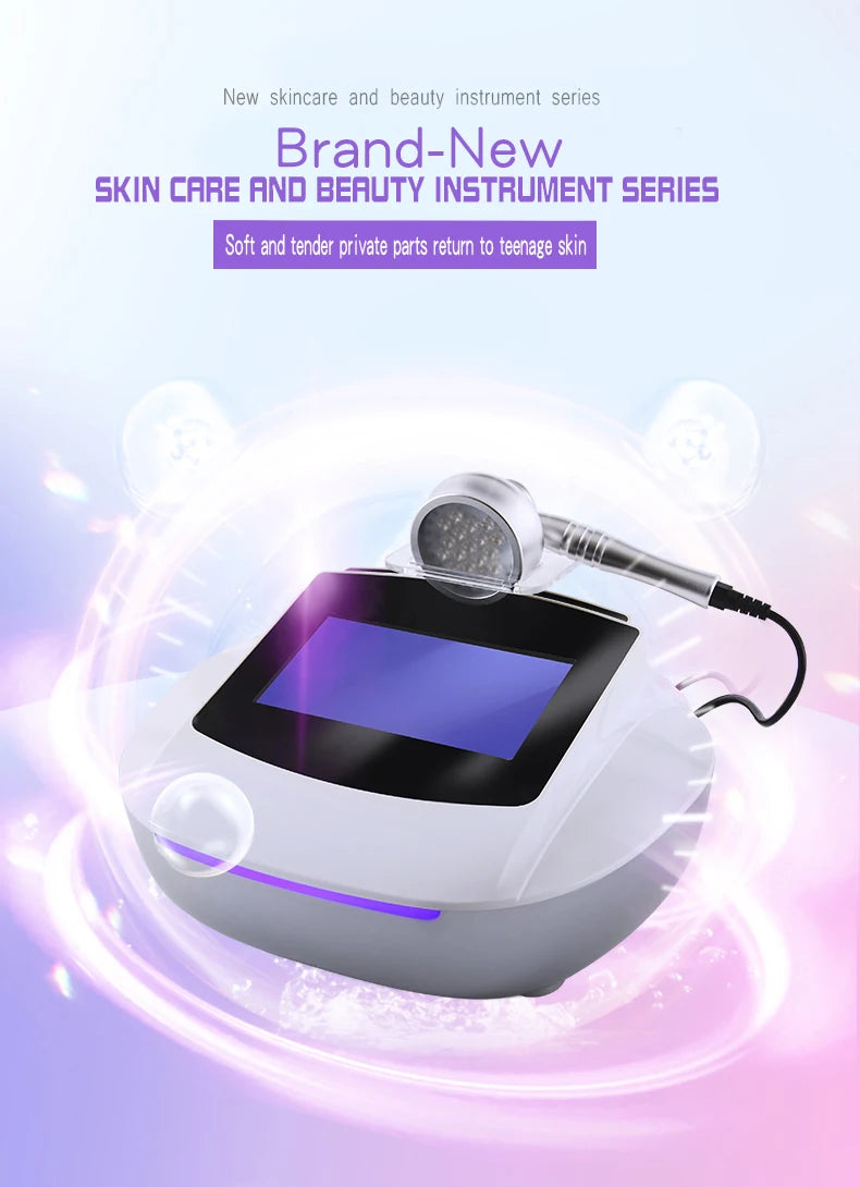 Electric Light Wave Vacuum Beauty Device with LED Panel for Body Care Skin Appearance Smoothing Firm Feel Personal Home Salon