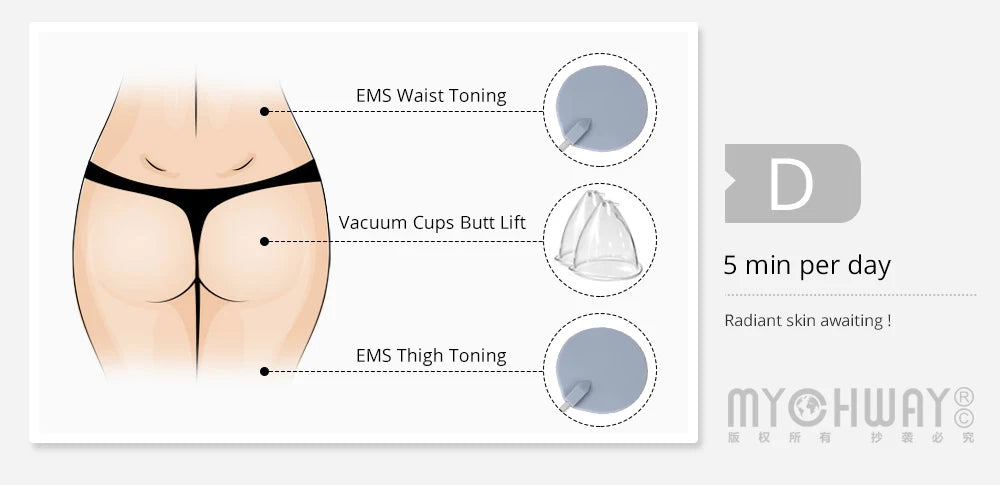 Muscle Stimulation Vacuum Therapy Body Enhancement Machine