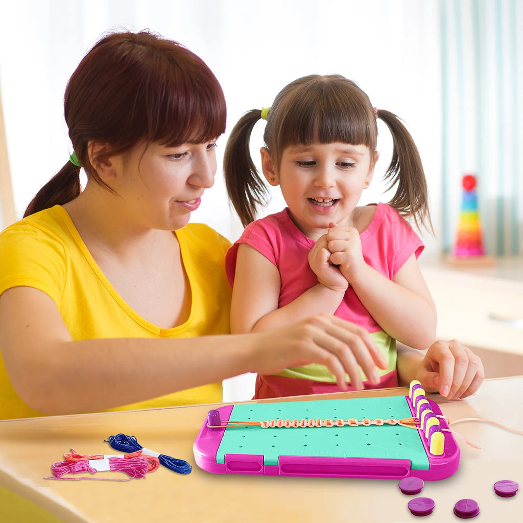 DIY Friendship Bracelet Making Kit for Kids, Creative Jewelry Craft Set