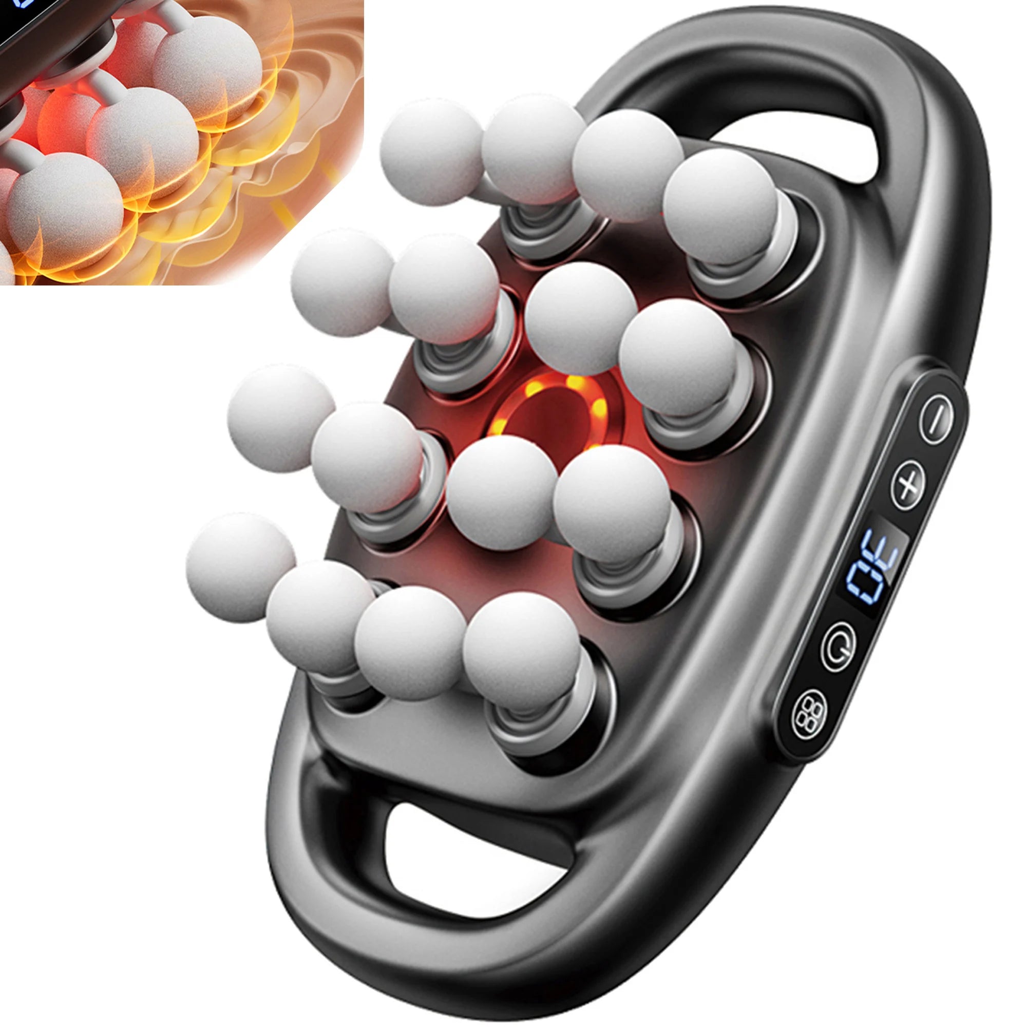 Massager Gun Set Deep Tissue Body Fitness Muscle Electric Relax Massager 16 Heads