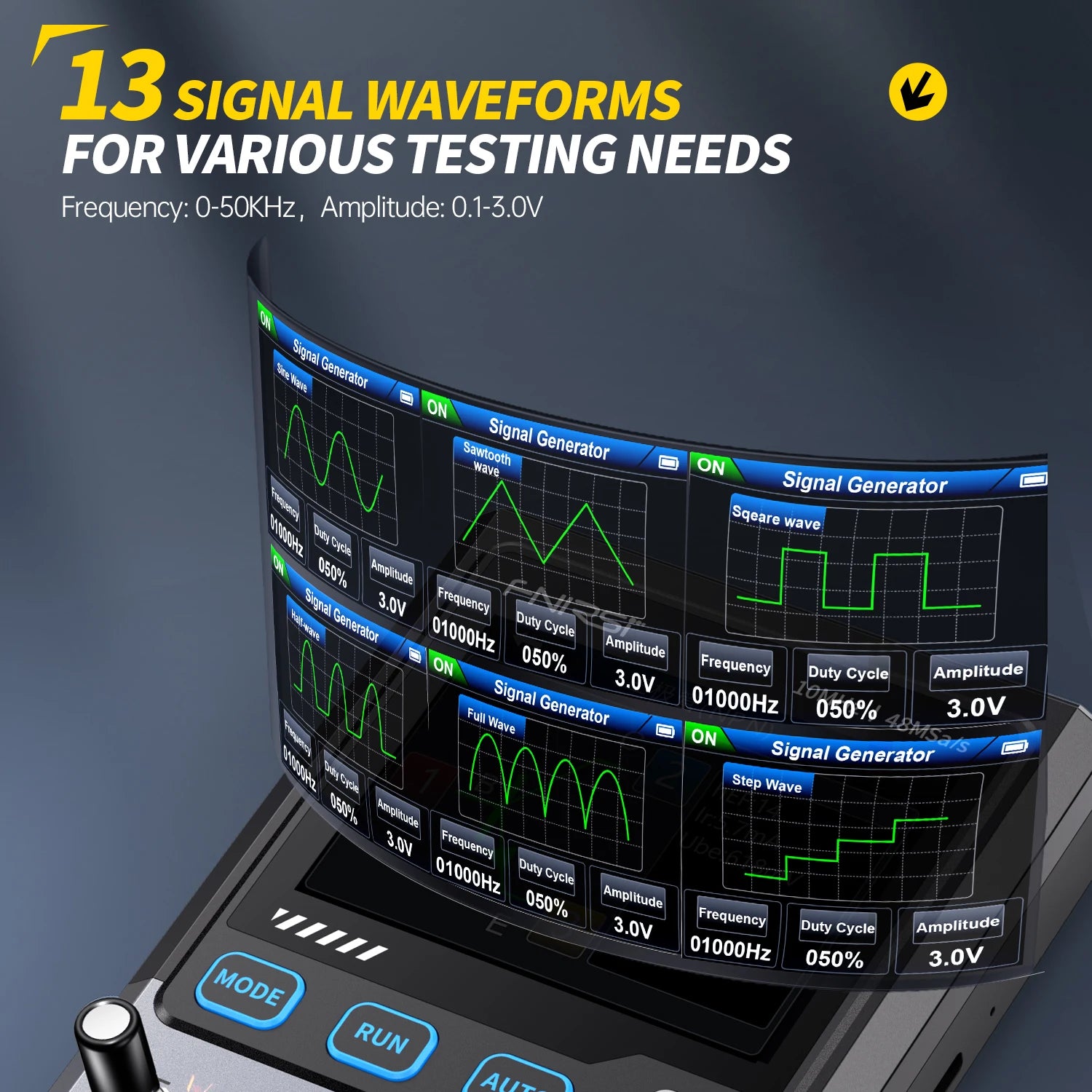 Digital Oscilloscope DSO-TC4 Upgrade 3 in 1  10MHz 48Ms/s Transistor Tester