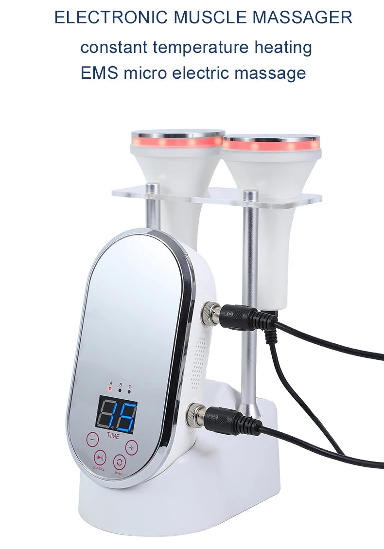 Electronic muscle massager constant temperature heating micro electric massager