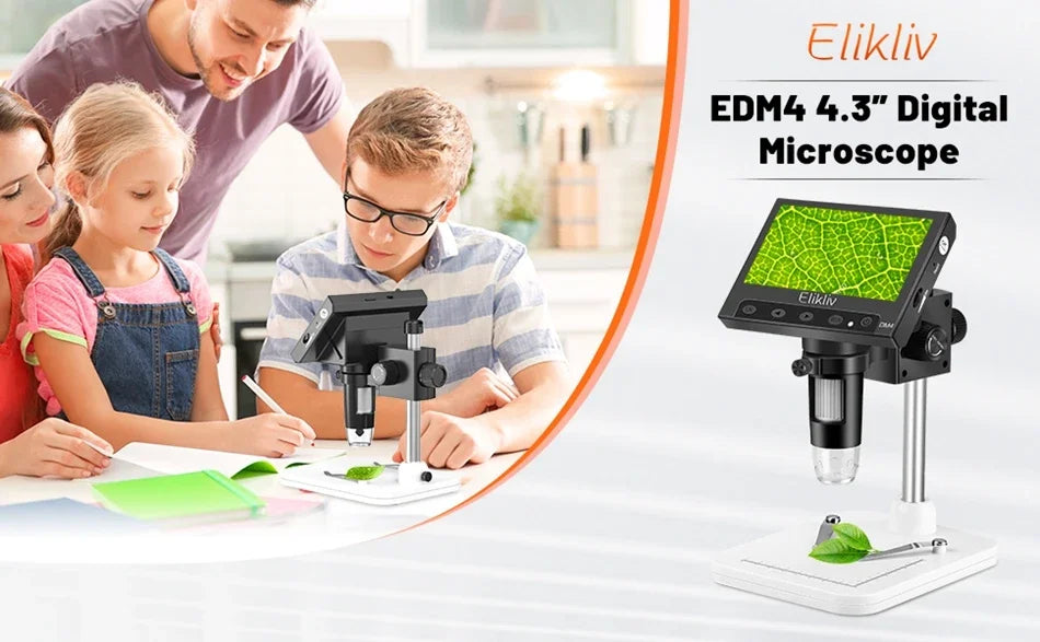 Digital Microscope  EDM4 4.3" LCD  for Electronic 1000x Coin Magnifier